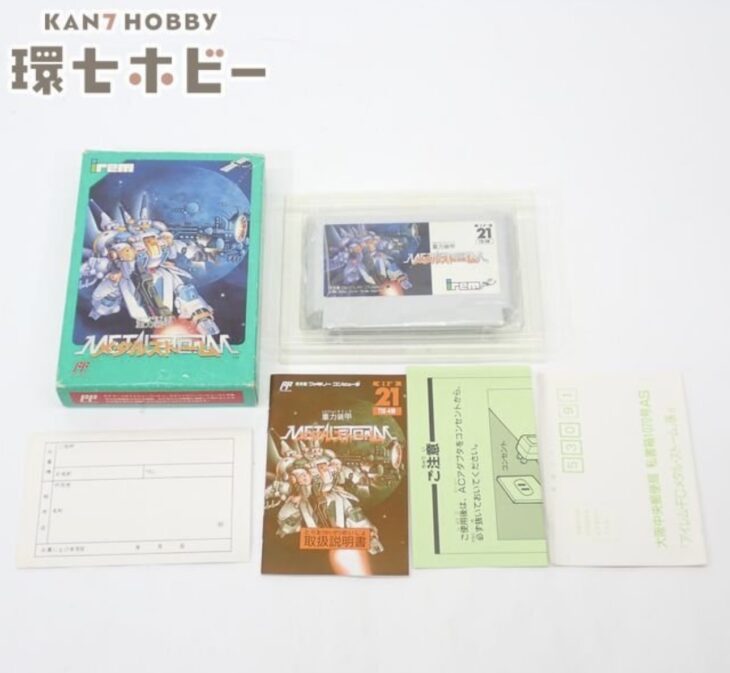 アイレム 重力装甲メタルストーム 箱・説明書・ハガキ有 ゲーム ファミコン ソフト