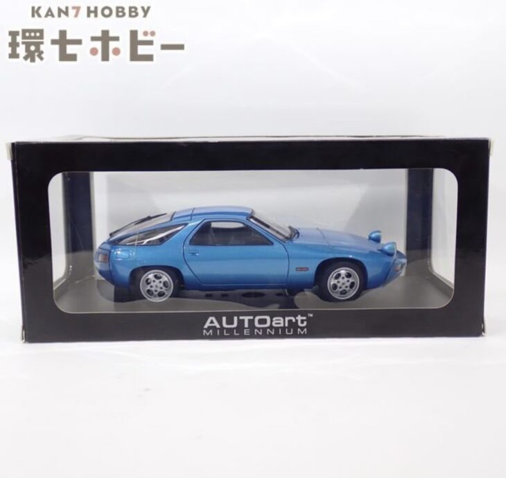 AUTOart オートアート 1/18 ポルシェ928 ブルーメタリック ミニカー