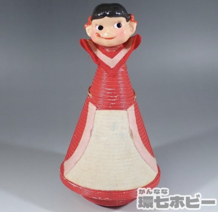 不二家 ペコちゃん ソフビ お菓子 ケース
