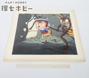 昆虫物語 みなしごハッチ ハッチ スズメバチ 背景付き セル画
