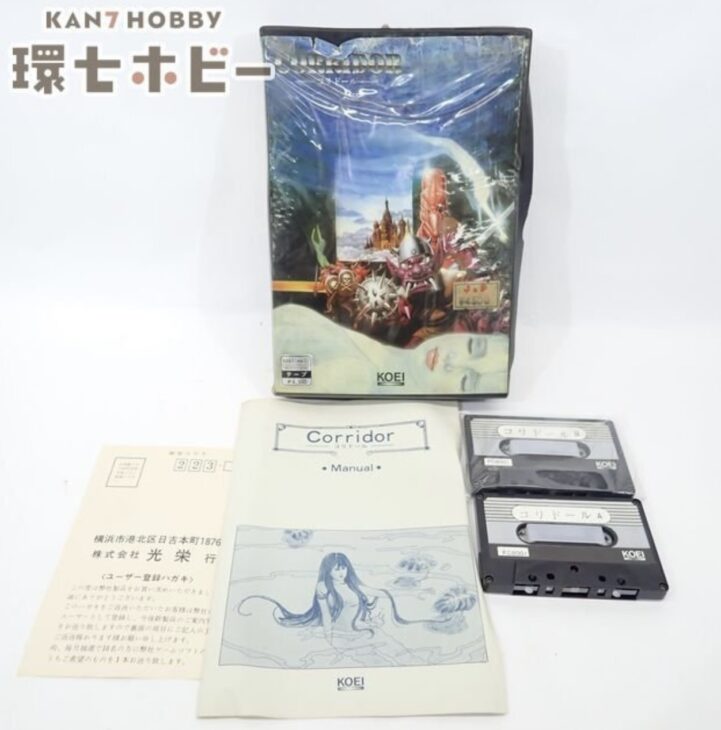 PC-8001(mkⅡ) コーエー コリドール テープ版 ゲームソフト