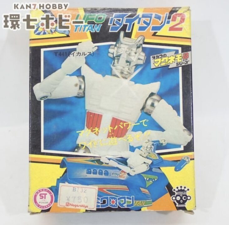 旧タカラ マグネモ8シリーズ ミクロマン UFOタイタン2 T441 イカルス