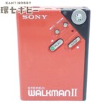 ソニー ステレオカセットプレイヤー ウォークマンⅡ WM-2 レッド ジャンク