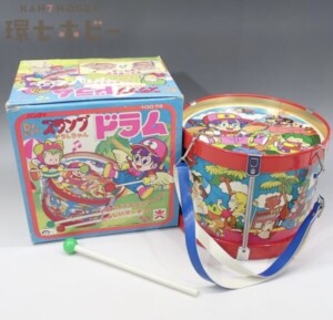 旧バンダイ Dr.スランプ アラレちゃん ドラム 1個バチ欠品