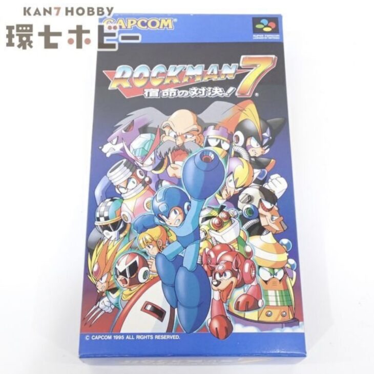 SFC カプコン ロックマン7 宿命の対決! スーパーファミコン ソフト 箱有