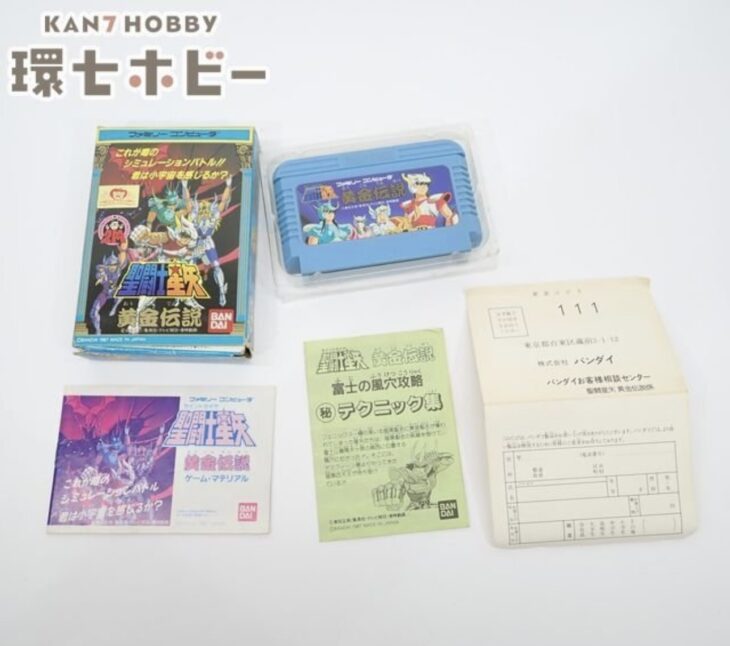 FC バンダイ 聖闘士星矢 黄金伝説 ファミコン ソフト 箱・説明書・ハガキ有