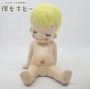 当時物 内藤ルネ RUNE 天使の赤ちゃん 陶器人形
