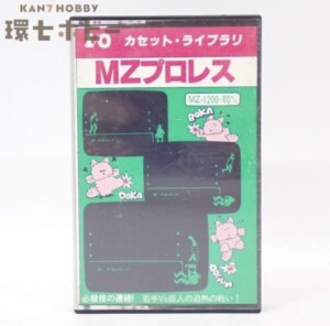 コムパック MZ-1200,80K/C MZプロレス カセットテープソフト